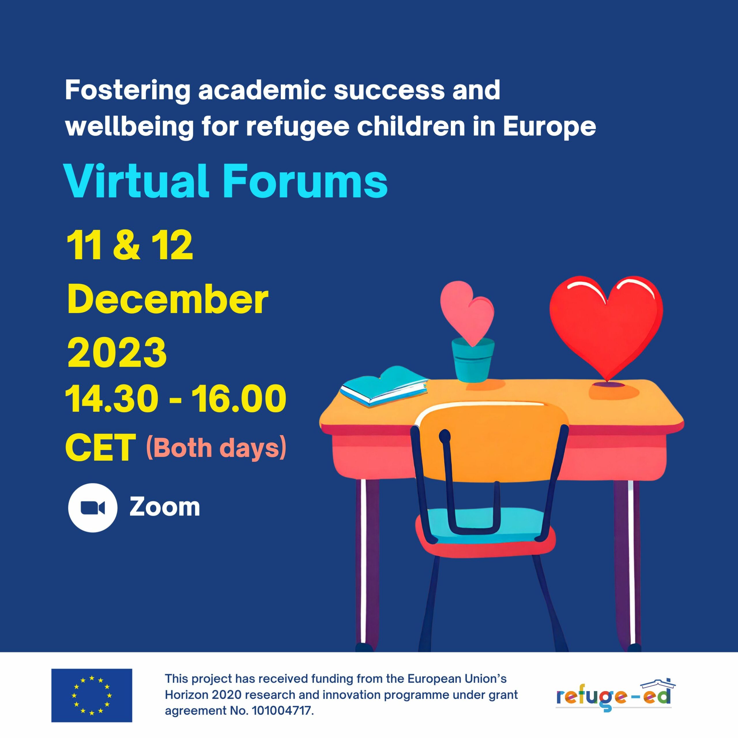 Virtual Forum “Fostering academic success and wellbeing for refugee